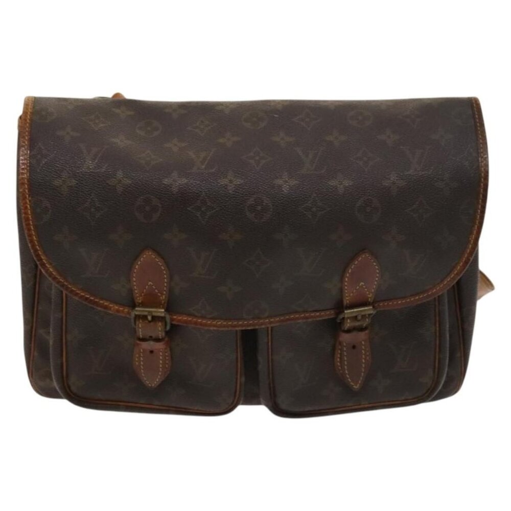 Authentic LOUIS VUITTON Monogram Gibeciere GM Shoulder Bag M42246 LV - Picture 5 of 16